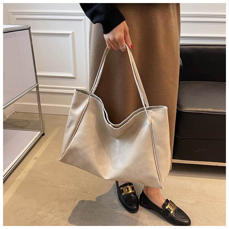 Retro Women's Oversized Tote Shoulder Handbag - Subtle Shine Jewelry Co.