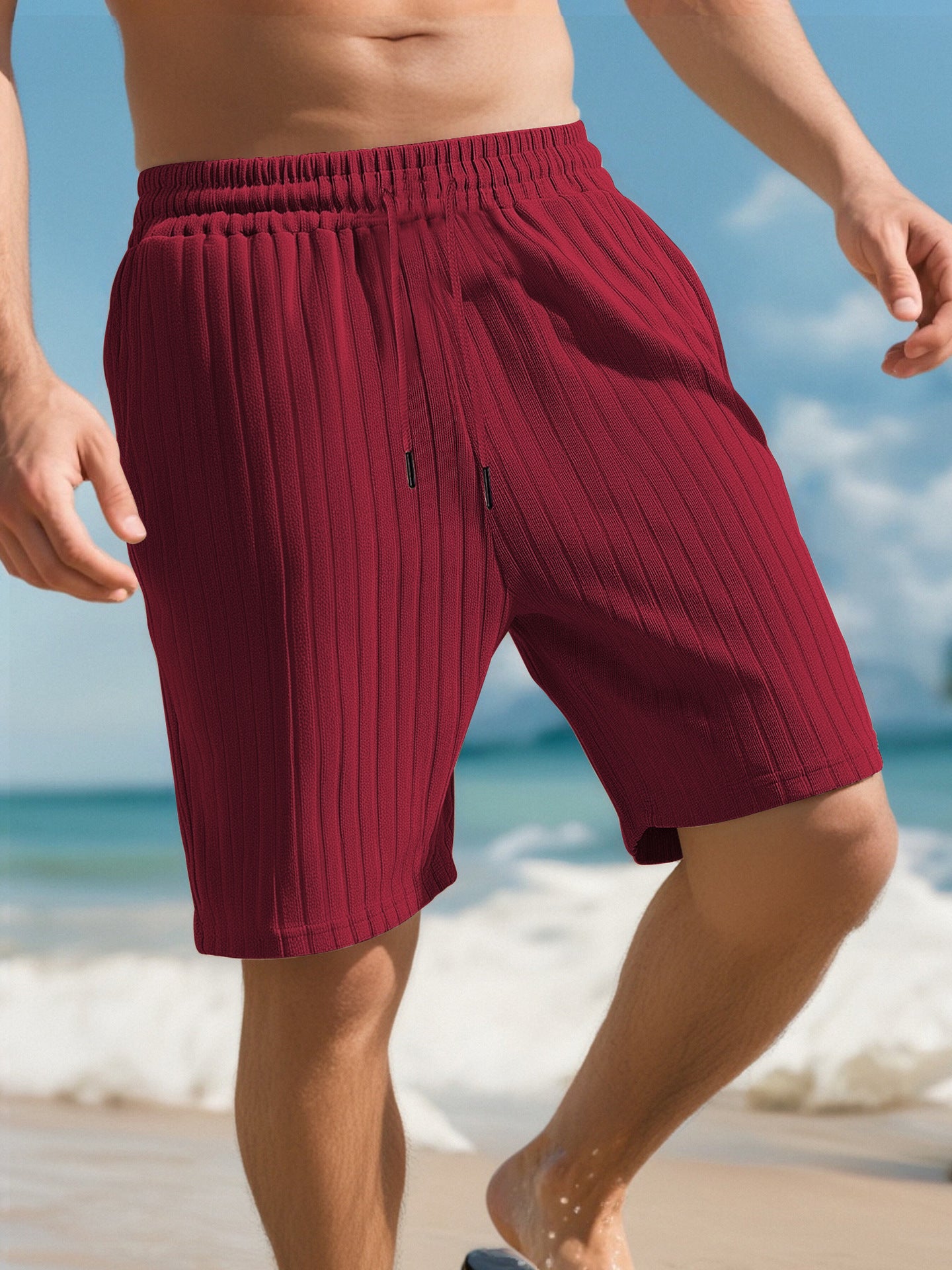Men's Color-Striped Shorts