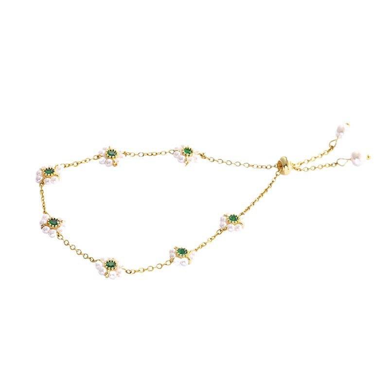 Pearl Flowers Bracelet - Subtle Shine Jewelry Co.