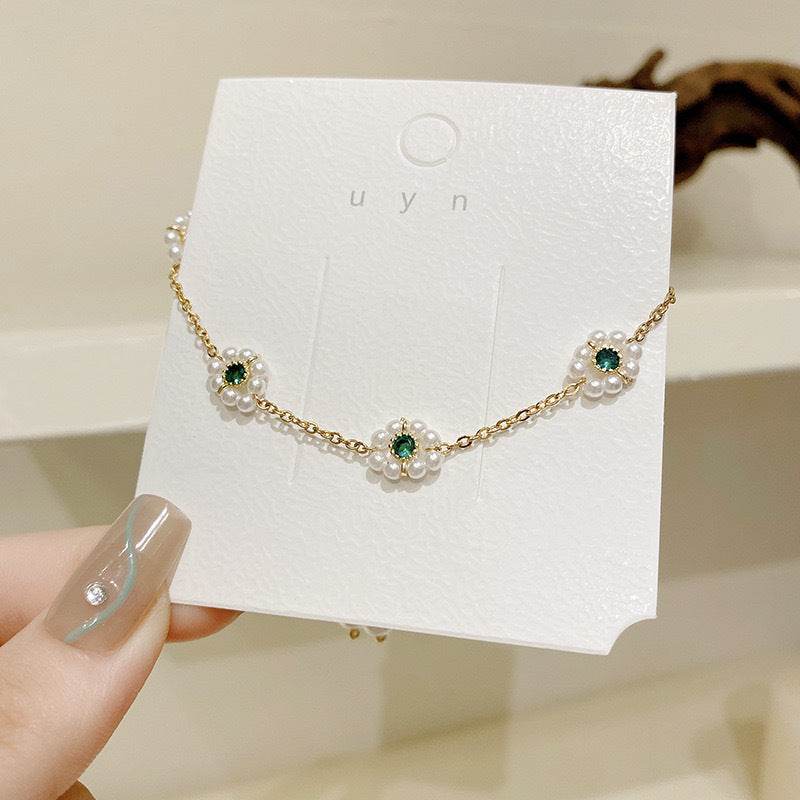Pearl Flowers Bracelet - Subtle Shine Jewelry Co.