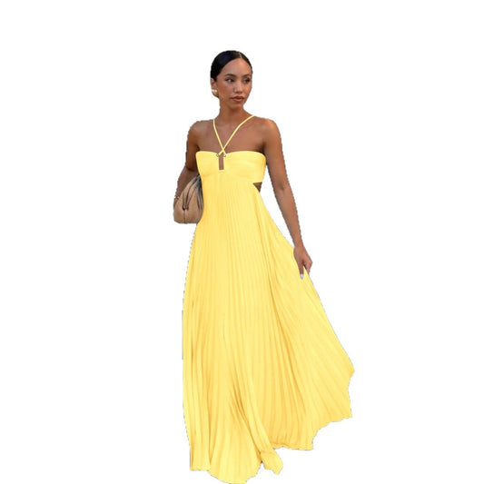 Silken Sway Strapless Dress