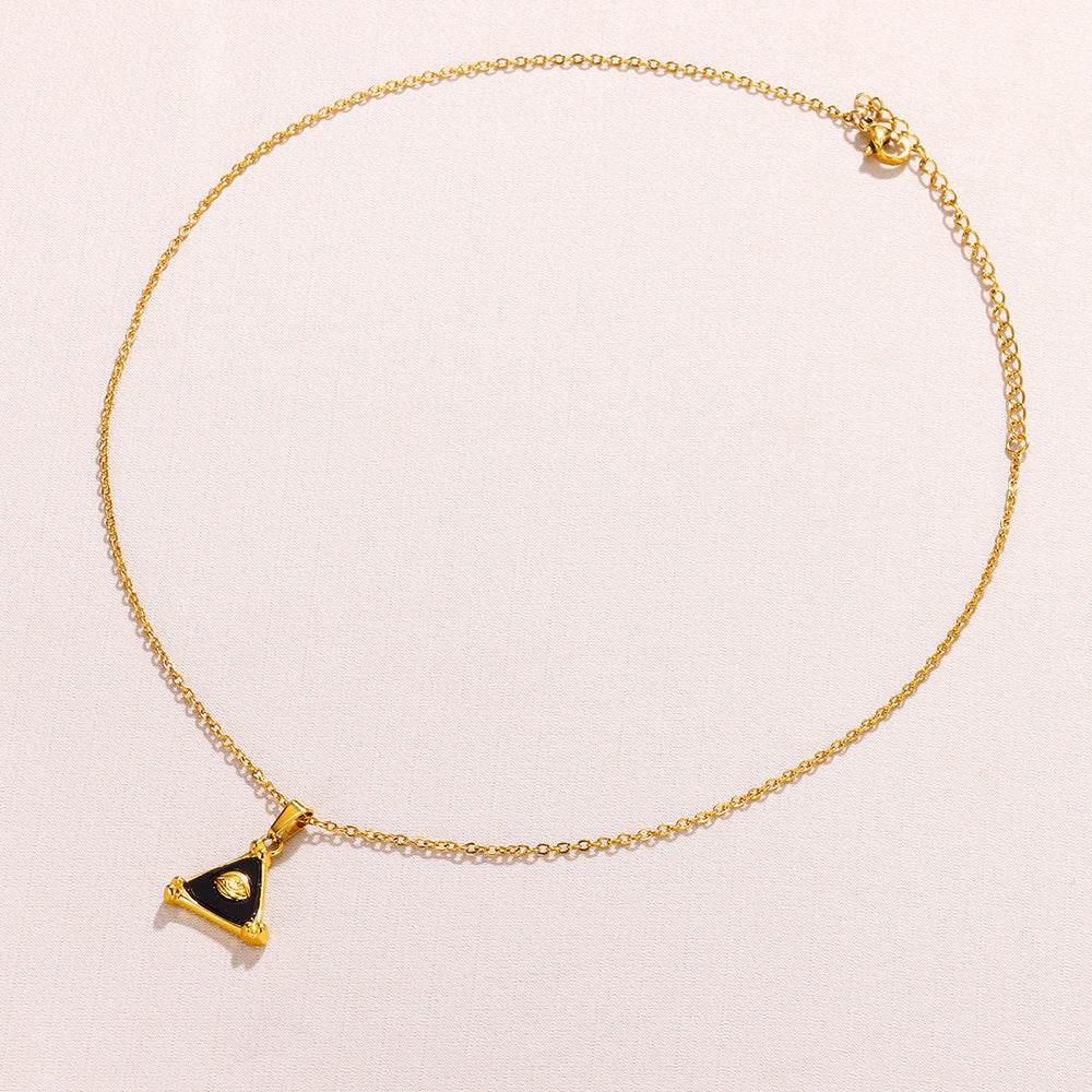 18k External Gaze Gold Necklace - Subtle Shine Jewelry Co.
