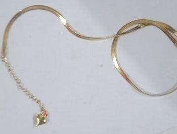 Minimalist Silver & Gold Herringbone Necklaces - Subtle Shine Jewelry Co.