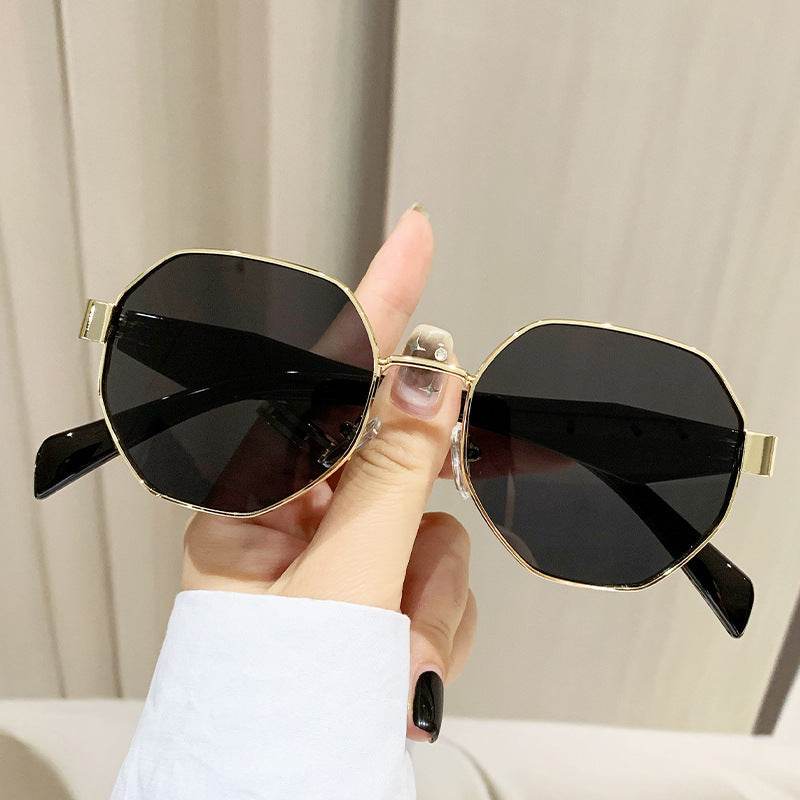 Women's Gold Full Frame Sunglasses - Subtle Shine Jewelry Co.