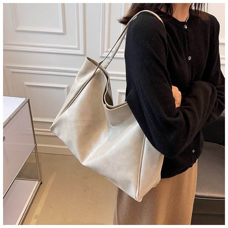 Retro Women's Oversized Tote Shoulder Handbag - Subtle Shine Jewelry Co.
