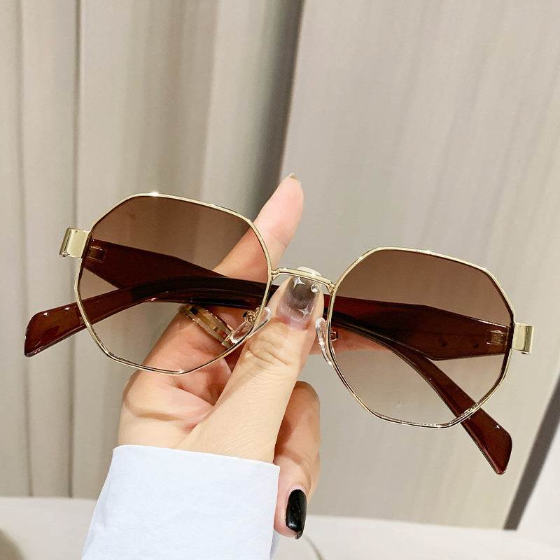 Women's Gold Full Frame Sunglasses - Subtle Shine Jewelry Co.