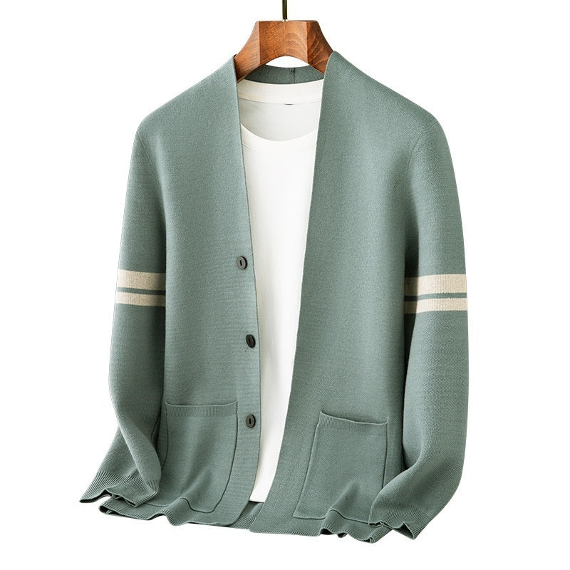 Men’s Blended Jacquard Sweater