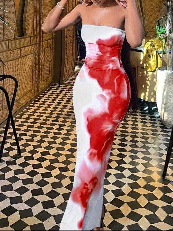 Bloom & Bold Tube Long Dress